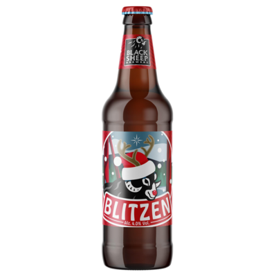 Black Sheep Blitzen BOTTLE Ruby Christmas Ale Black Sheep Blitzen BOTTLE Ruby Christmas Ale
