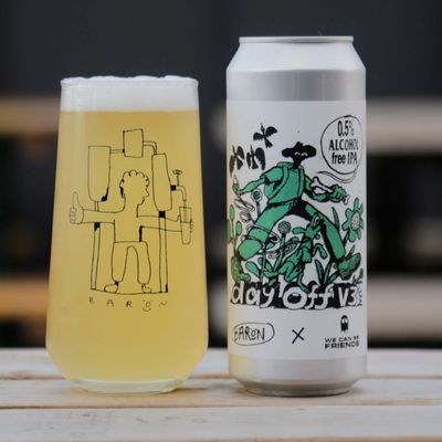 Baron x We Can Be Friends // Day Off Alcohol Free IPA Baron x We Can Be Friends // Day Off Alcohol Free IPA