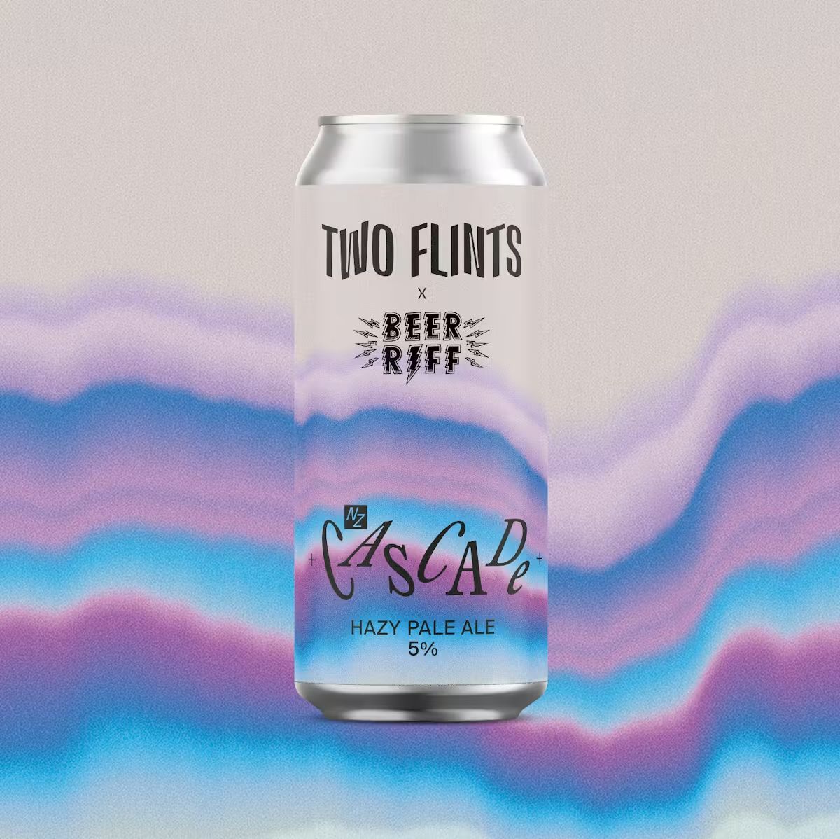 Two Flints x Beer Riff // NZ Cascade Hazy Pale Ale Two Flints x Beer Riff // NZ Cascade Hazy Pale Ale