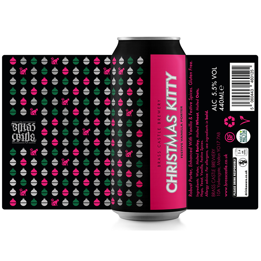 Brass Castle Christmas Kitty Festive Vanilla Porter Brass Castle Christmas Kitty Festive Vanilla Porter