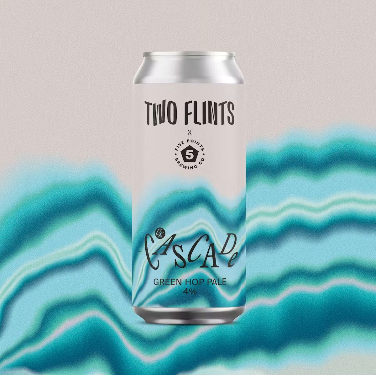 Two Flints x Five Points // UK Cascade Green Hop Pale Ale Two Flints x Five Points // UK Cascade Green Hop Pale Ale