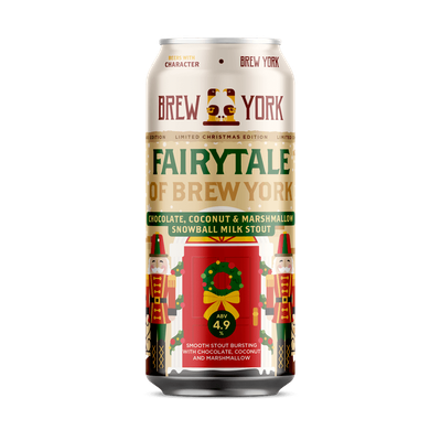 Brew York Fairytale of Brew York 2026 Chocolate Coconut & Marshmallow Snowball Milk Stout Brew York Fairytale of Brew York 2026 Chocolate Coconut & Marshmallow Snowball Milk Stout
