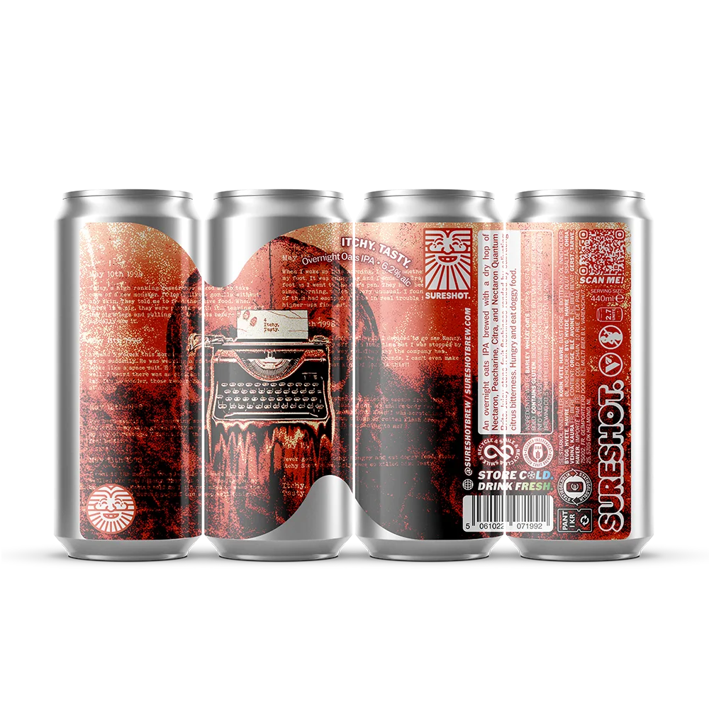 Sureshot Itchy. Tasty. Overnight Oats IPA Sureshot Itchy. Tasty. Overnight Oats IPA