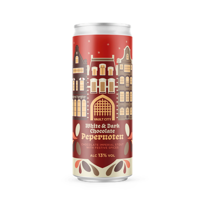 Vault City White & Dark Chocolate Pepernoten Imperial Stout Vault City White & Dark Chocolate Pepernoten Imperial Stout