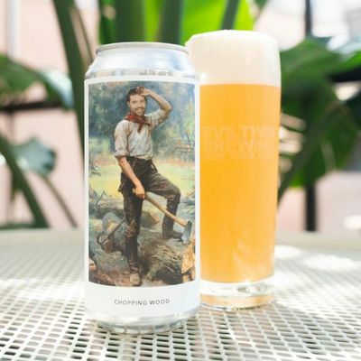 Evil Twin x Trillium // Chopping Wood DIPA Evil Twin x Trillium // Chopping Wood DIPA
