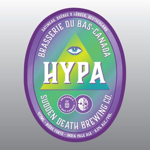 Brasserie du Bas x Sudden Death // Hypa IPA Brasserie du Bas x Sudden Death // Hypa IPA