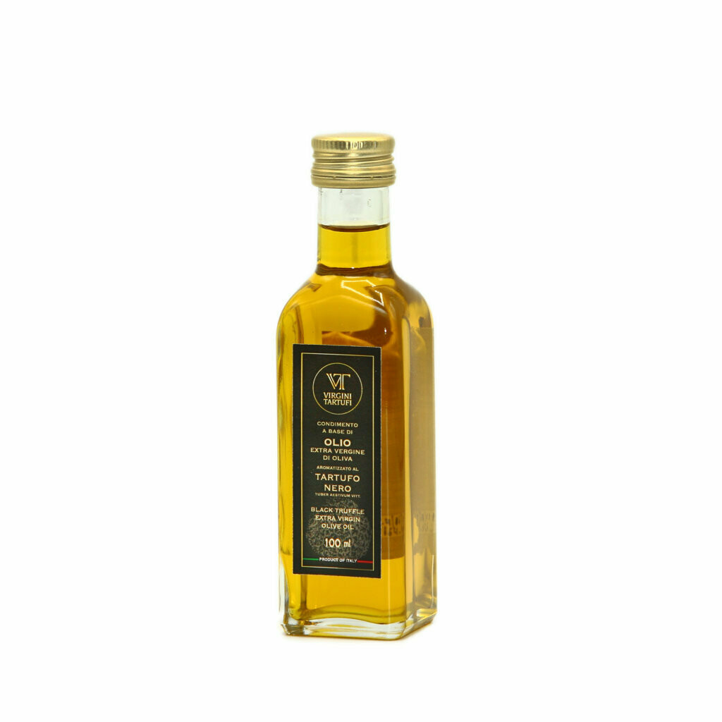 CONDIMENT BASED ON EXTRAVIRGIN OLIVE OIL FLAVORED WITH BLACK TRUFFLE