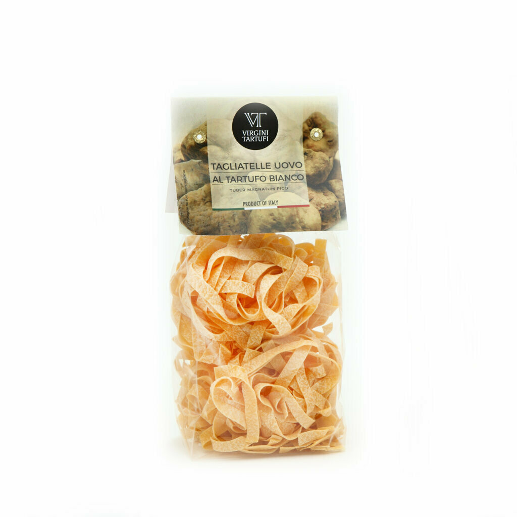 TAGLIATELLE PASTA WHITE TRUFFLE FLAVOURED TAGLIATELLE PASTA WHITE TRUFFLE FLAVOURED