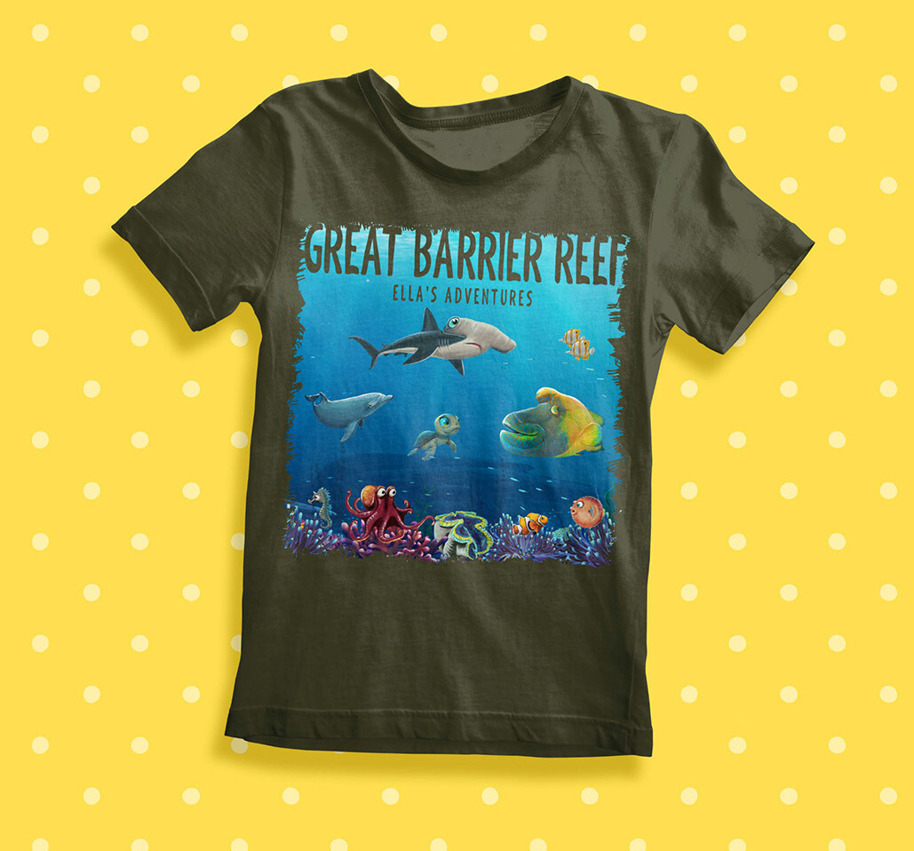 Ella&#39;s Kids T-shirt Great Barrier Reef