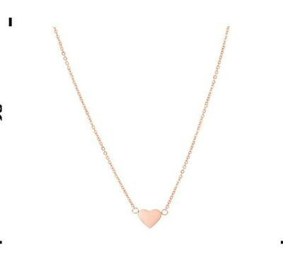 Amastouchwhenever Love and Affection Rose Gold Colour Necklace.