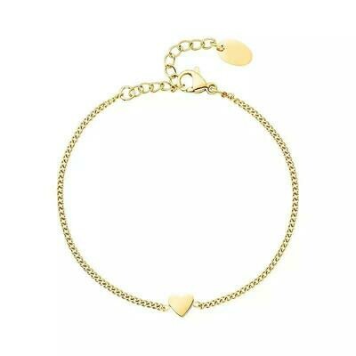 Amastouchwhenever My Heart Belongs To Me First Yellow Gold Colour Bracelet.