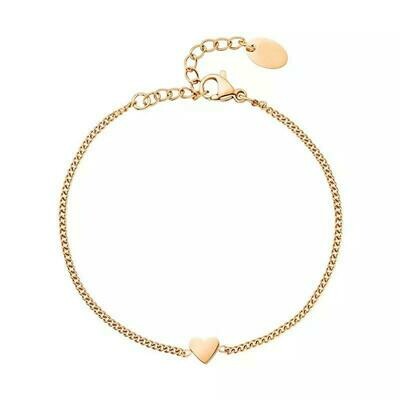 Amastouchwhenever My Heart Belongs To Me First Rose Gold Colour Bracelet.