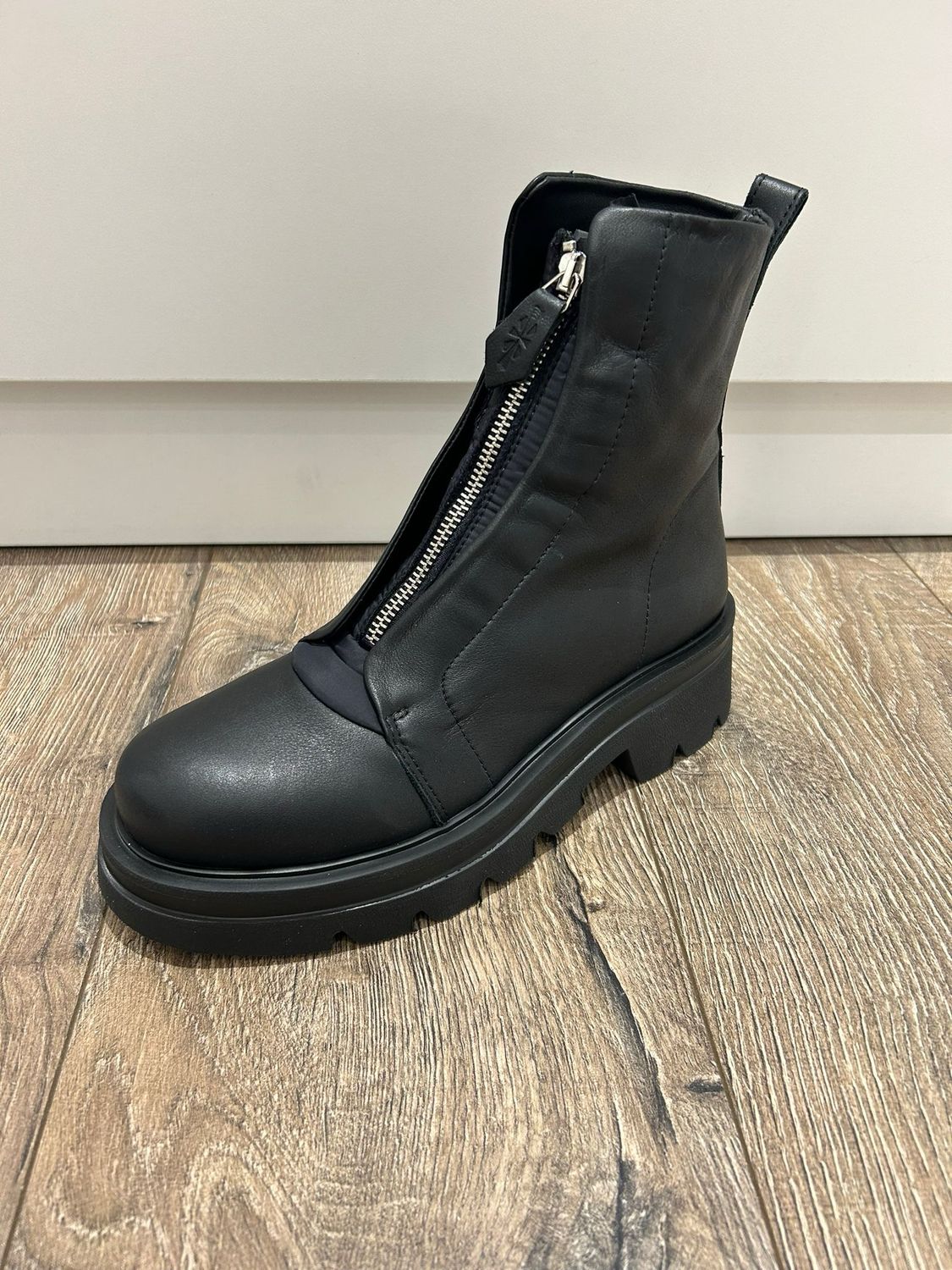 PATRIZIA BONFANTI BOOTS - KUNI NO LACE ZIP DENVER BLACK