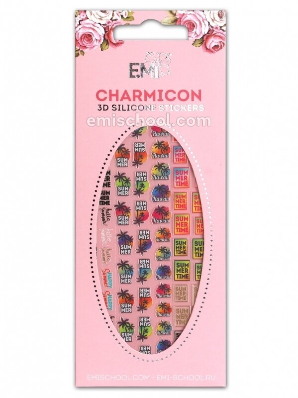 Charmicon 3D Silicone Stickers #80 Summer Time
