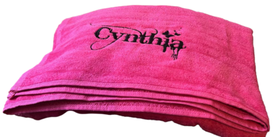 Cynthia Pink Beach Towel