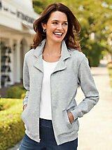 Full zip front confort  fleece