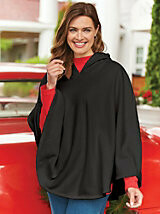 Sherpa feece poncho