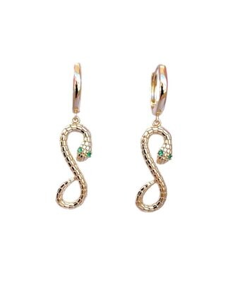Fidi Earrings | Gold Plated | Multicolor Zircon | Silver 925