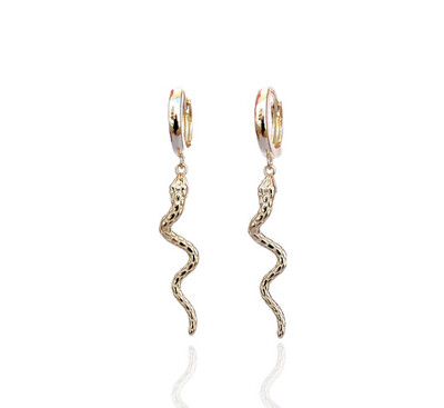 Reptilia Earrings | Gold Plated | Silver 925