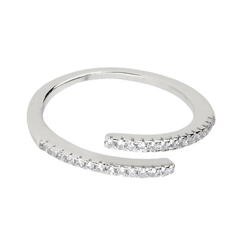 Eternal Ring | White Zircon | Silver 925