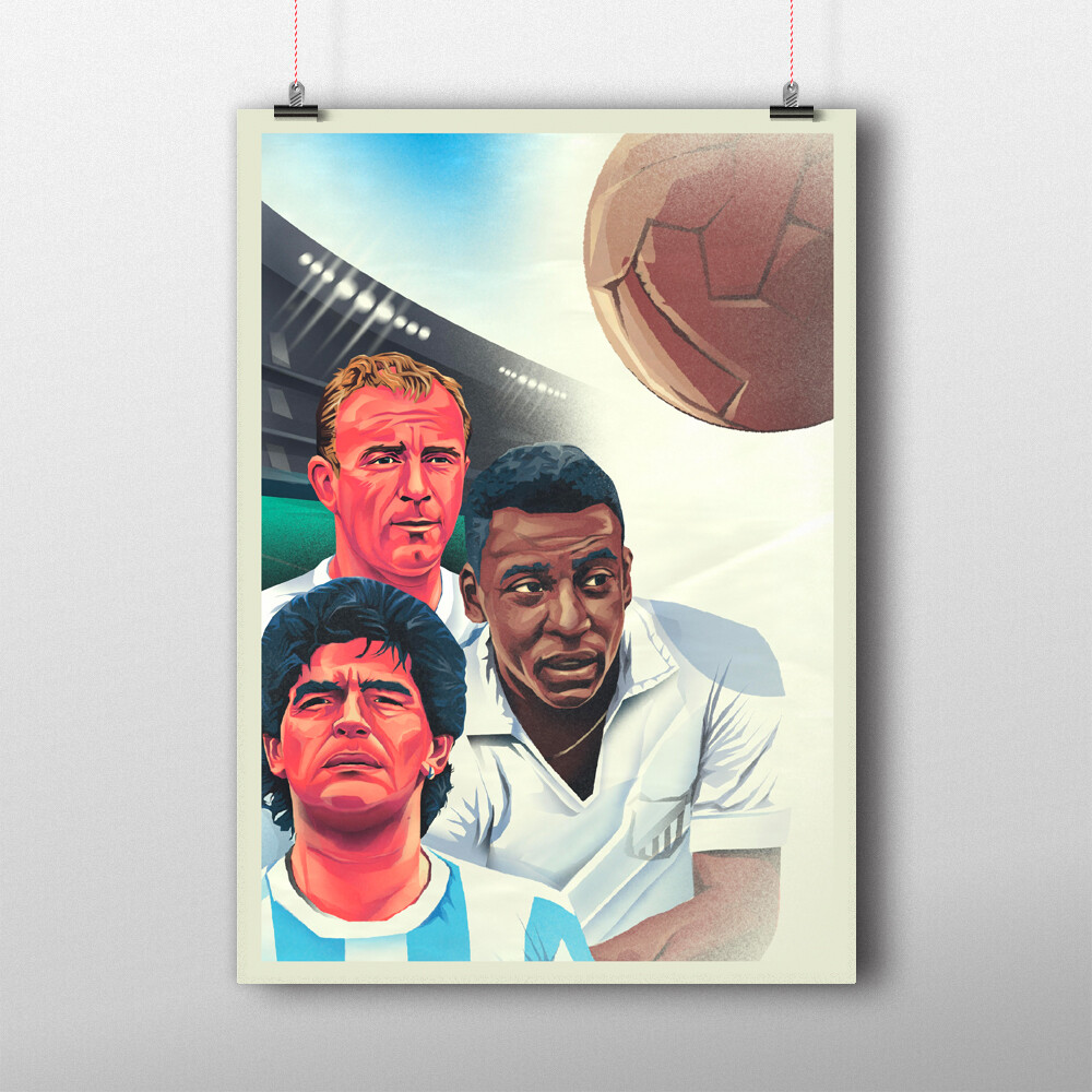 Los tres gigantes de la historia del fútbol