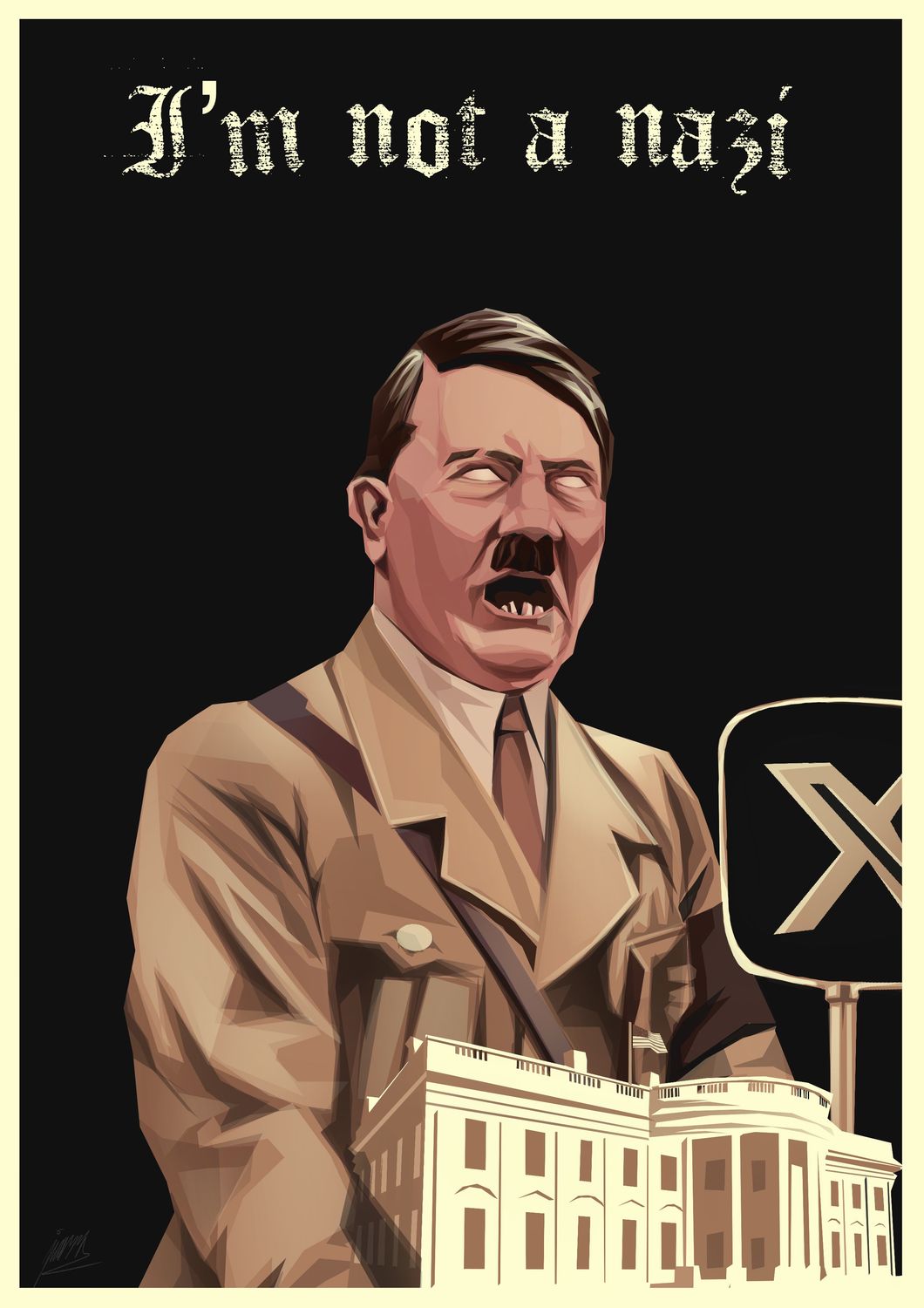 I´m not a nazi: X, White House, Musk, Trump