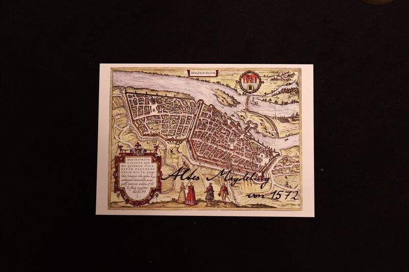 Altes Magdeburg von 1572 Ansicht Altes Magdeburg von 1572 Ansicht