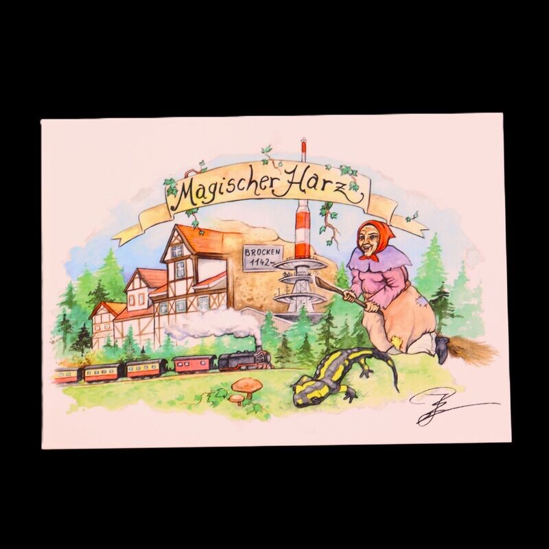 Magischer Harz Collage