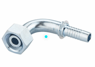 Metric 90 Degrees Elbow Carbon Steel Hose Inserts with Female Thread