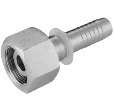 Metric Straight Carbon Steel Hose Inserts With Female Thread