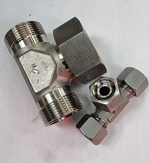 Stainless Steel Swivel Branch Tee