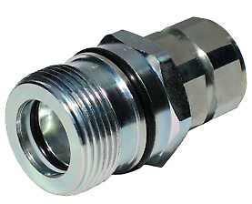 Screw to connect coupling. female BG 2 - hose size 10 ISO 14541 NBR+PTFE sealing 3/8" NPT Female