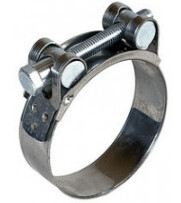 INOX Hose Clamp 32mm - 35mm M6 Bolt Stainless Steel