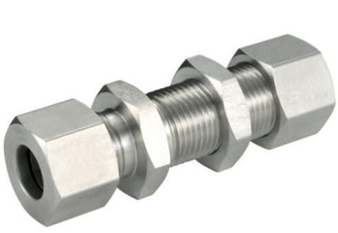 Straight Bulkhead Fitting Size / Type: 06L Lock & Union Nut, Cutting Ring Stainless Steel