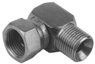 BSP 90° Compact Elbow Male  Female Swivel