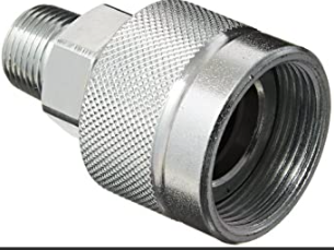 Quick Release Coupling Screw to Connect High Pressure Poppet Female Size 6 1/4 NPTF Male Carbon Steel NBR+PU+PTFE sealing
