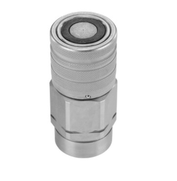 Push to connect coupling female BG 6 - Nominal Size 19 BSPP-female thread G 1" ISO 16028, flat face NBR+PTFE sealing