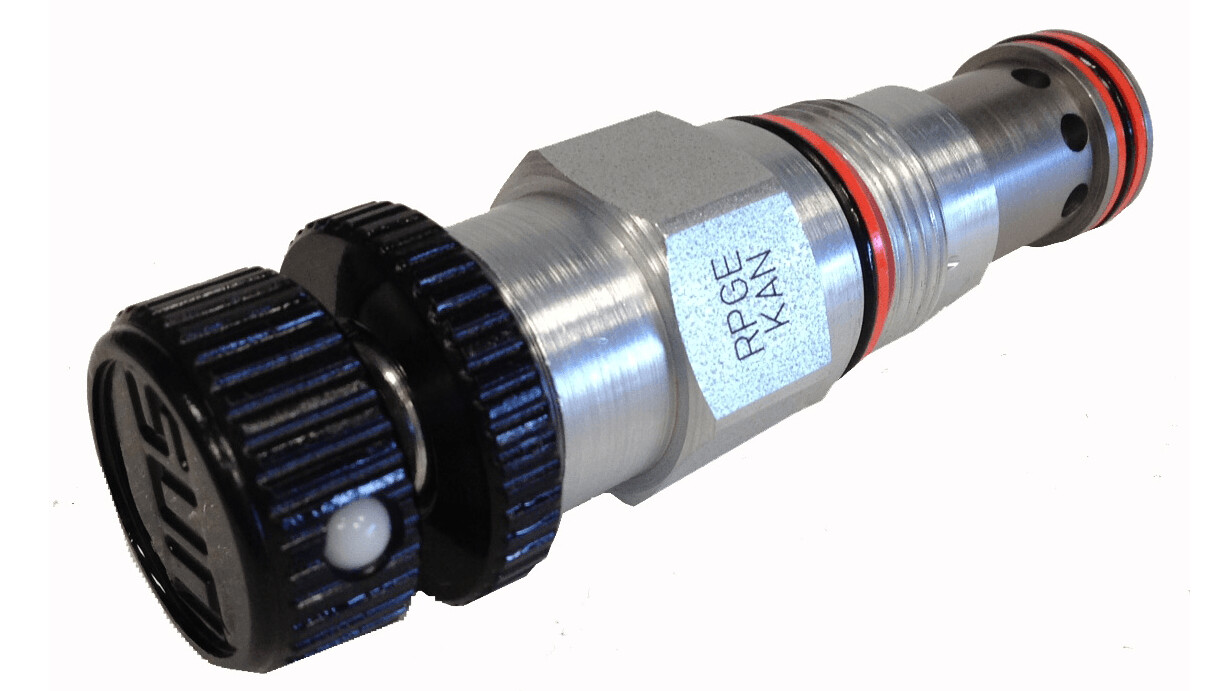 RPGCKWN Pilot-operated, balanced piston relief valve