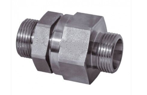 Male Stud Check Valve Flow from Stud End, Size: 15L 1/2 BSP, Profile Sealing Valve Body only Opening Pressure: 1 Bar Steel, Zinc/Nickel-Plated