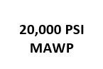 20,000 PSI Rated