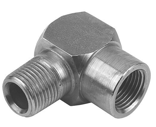 90° Compact Elbow Male-Female Fixed 1 NPT Block Body Type