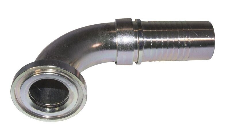 90° Elbow Flange Hose Insert 1 SAE 3000 O'ring x 1 insert