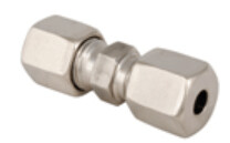 Straight Fitting Size / Type: 25S with Cutting Ring & Union Nut Steel, Zinc/Nickel-Plated