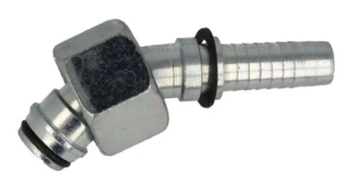 45° Swept Female Hose Insert M42x2 (30S) x 1 insert 24° O'ring cone Slipback nut