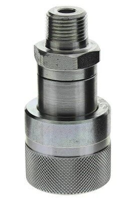 Quick Release Coupling Screw to Connect High Pressure Ball Female Size 10 3/8 NPTF Male Carbon Steel NBR+PU+PTFE sealing