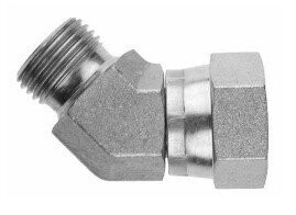 BSP 45° Compact Elbow Male-Female Swivel