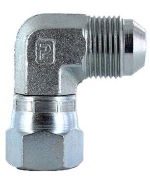 90° Compact Elbow Male-Female Swivel 3/4 JIC Forged Body Type