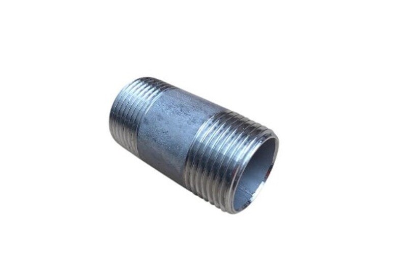 2-1/2" NPT PIPE BARREL NIPPLE X 100MM 316 SS