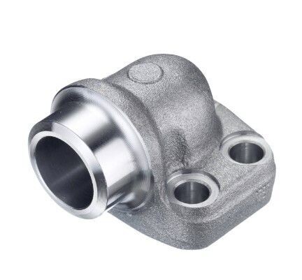One-Piece Flange 6000 PSI Butt Weld Version 90° Metric High Pressure Size: 1-1/2" Carbon Steel Blank Oiled
