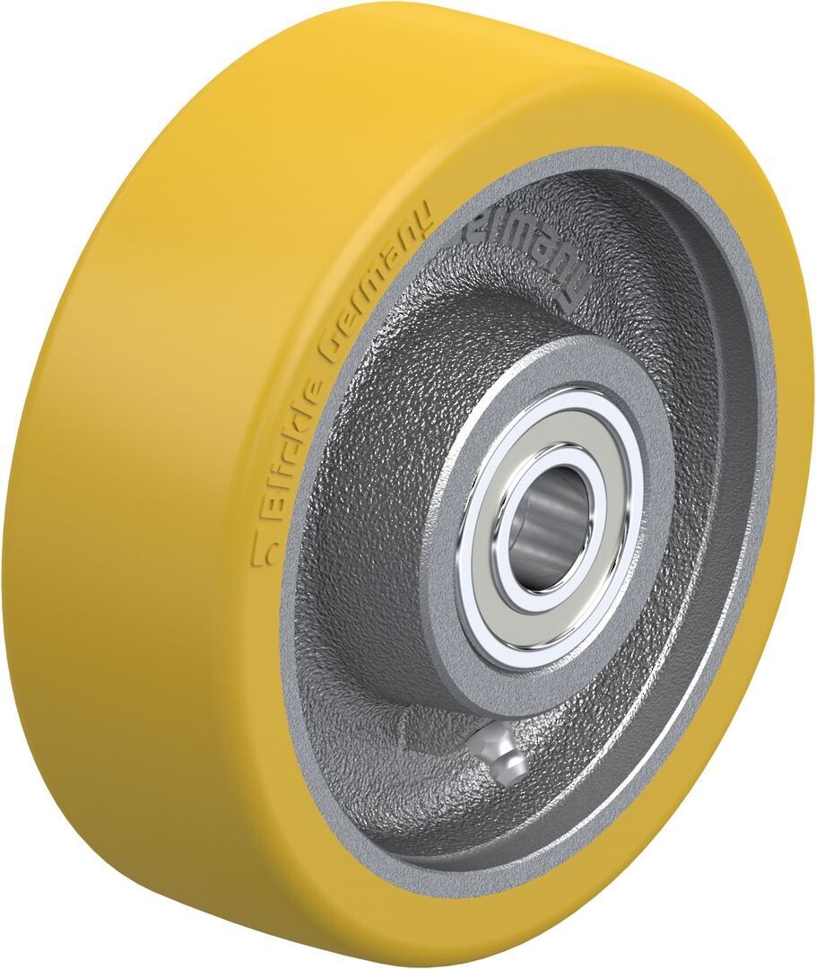 5" Polyurethane coated wheel - 20mm Bearing